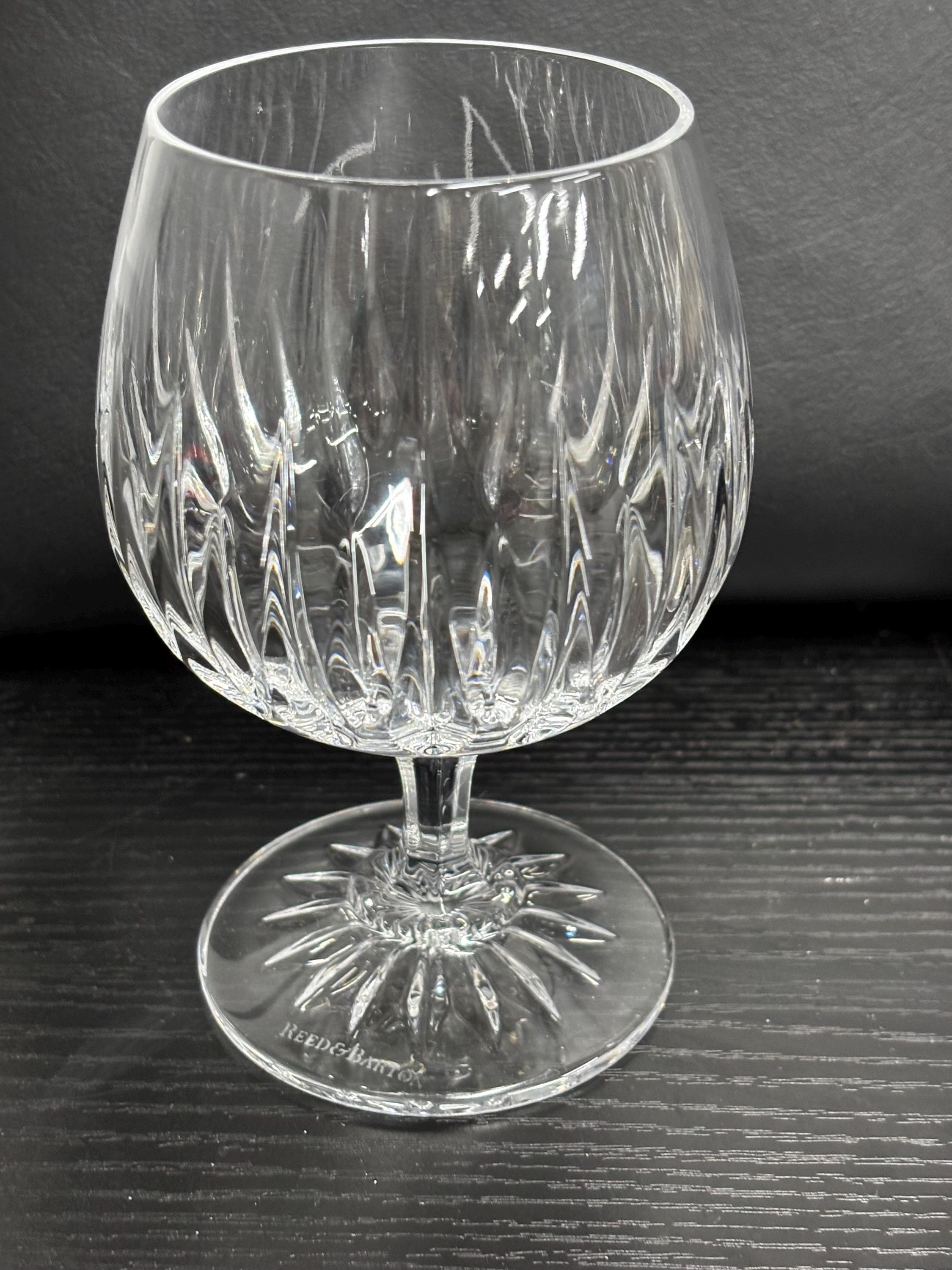 Reed & Barton Quality SOHO Crystal Brandy Snifter Cognac Glass. - Etsy display picture 1