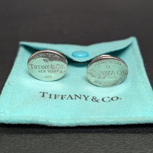 Tiffanys and Co Cufflinks - Etsy