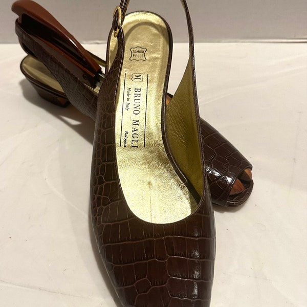 Vintage BRUNO MAGLI Italian Pumps 11 AA