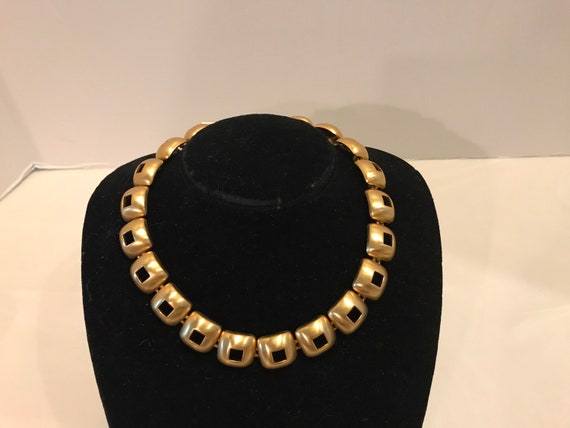 1990’s Anne Klein Gold Choker/Necklace - image 1