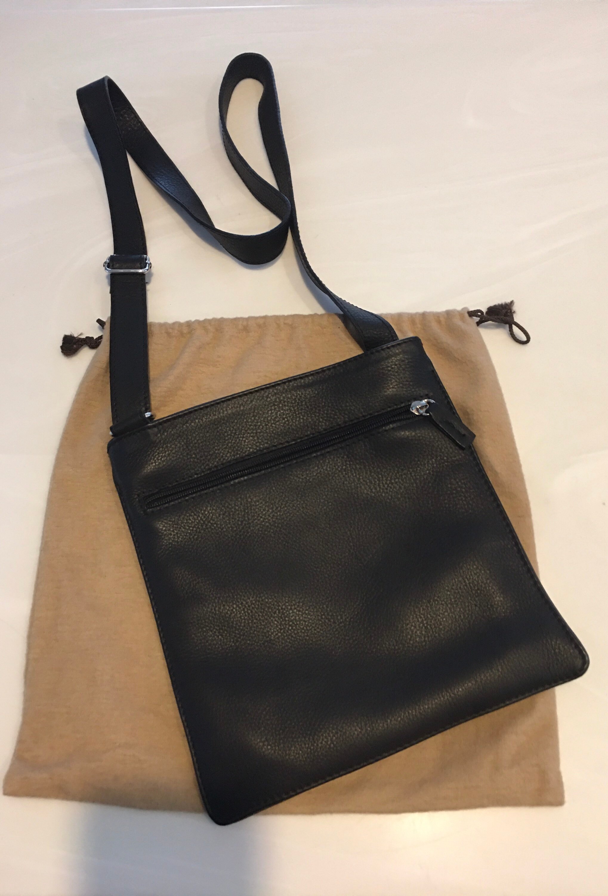 Cellerini Italian Black Leather Messenger Bag New - Etsy