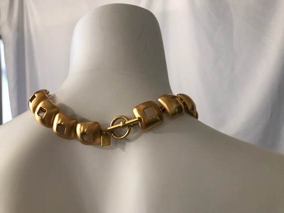 1990’s Anne Klein Gold Choker/Necklace - image 6