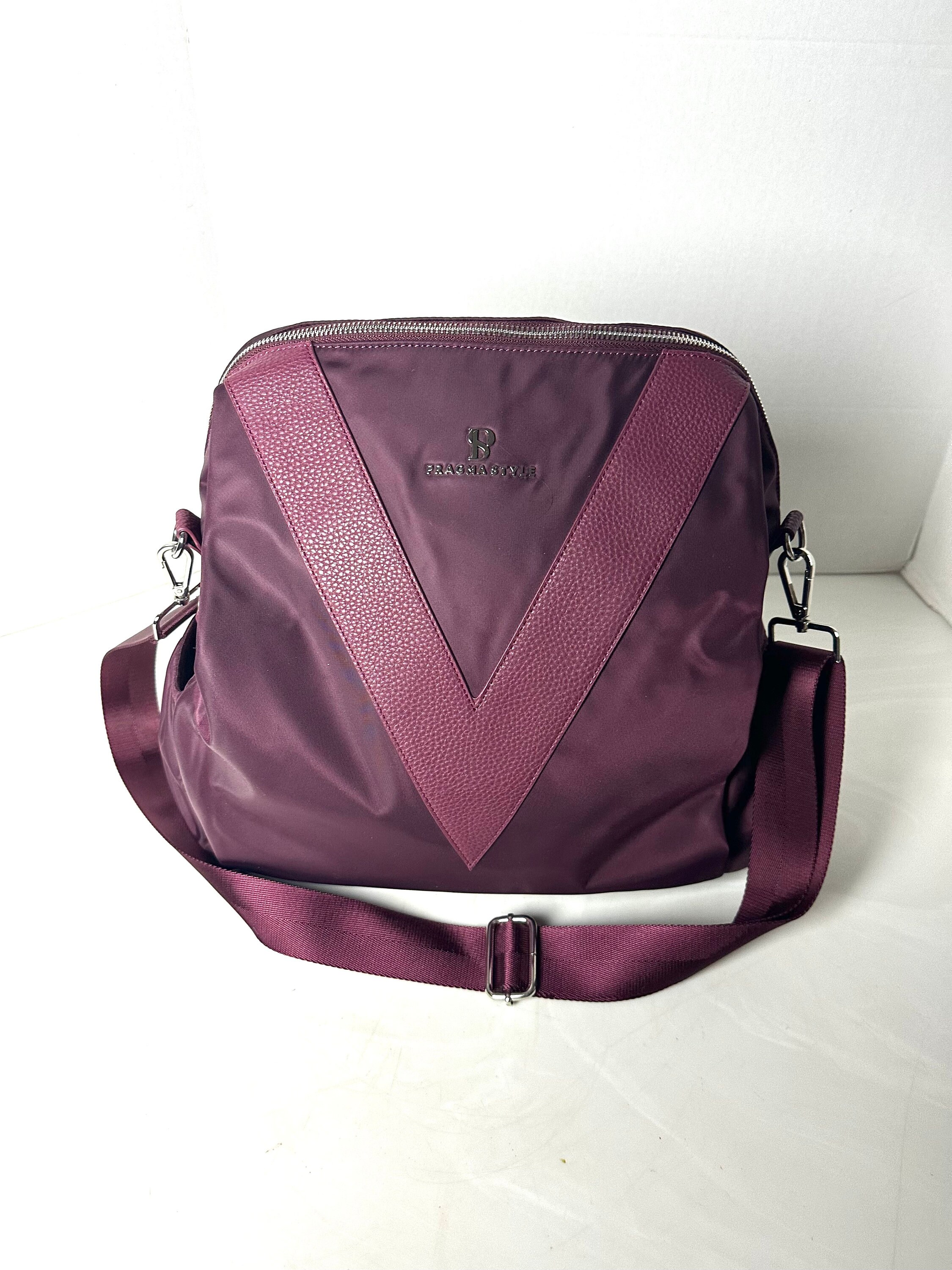 BNWOT- PS Pragma V-Style Convertible Backpack Purse (Purple Haze) V-style Pragma Style Nylon Convertible Backpack Purse New - Etsy main image 3