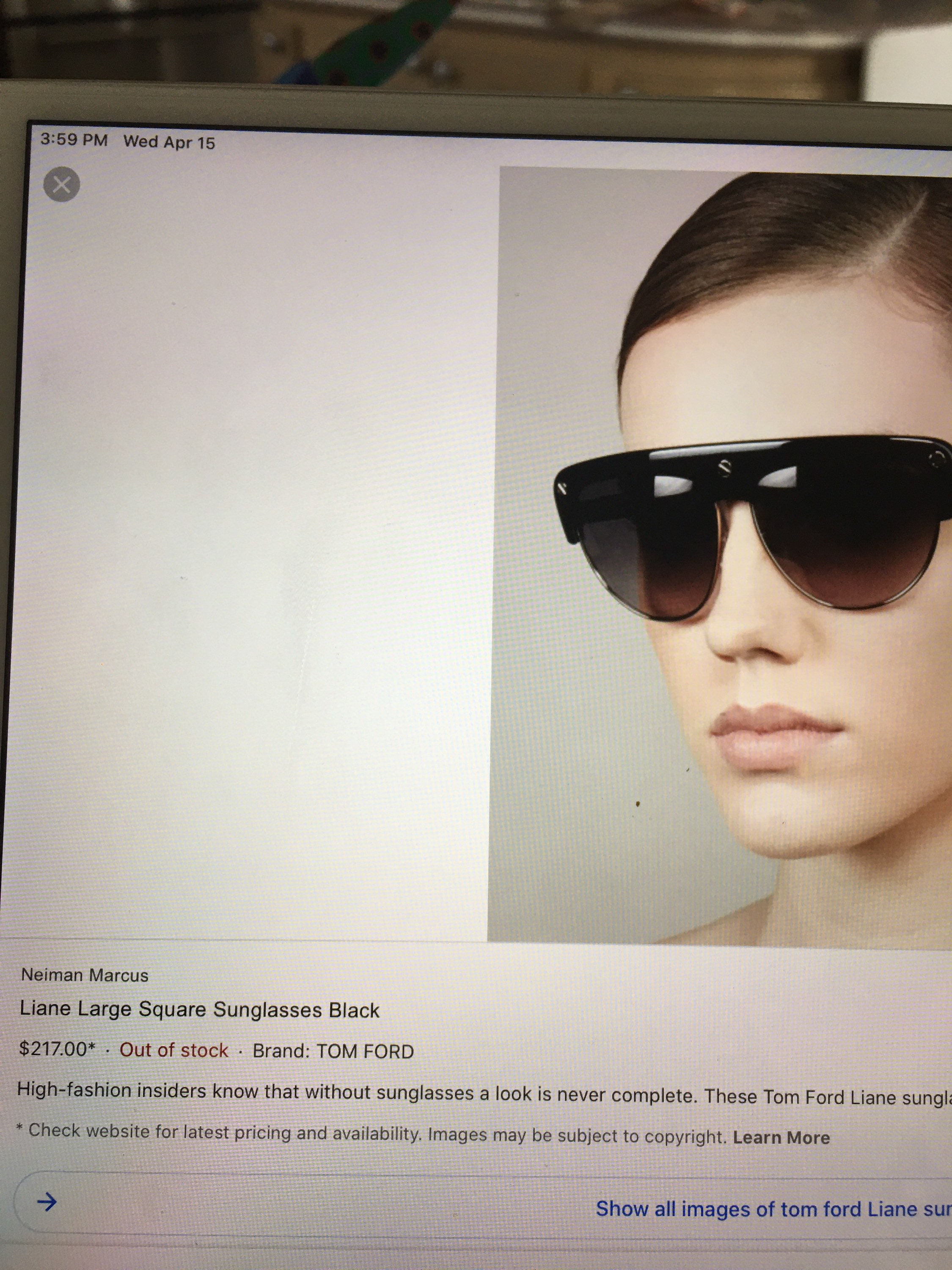 Tom Ford ‘Liane’ Sunglasses Tom Ford Liane TF0318 52G Sunglasses – GlassesNow main image 3