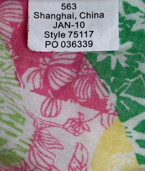 Lilly Pulitzer Patchwork Print Button Down Shirt … - image 7