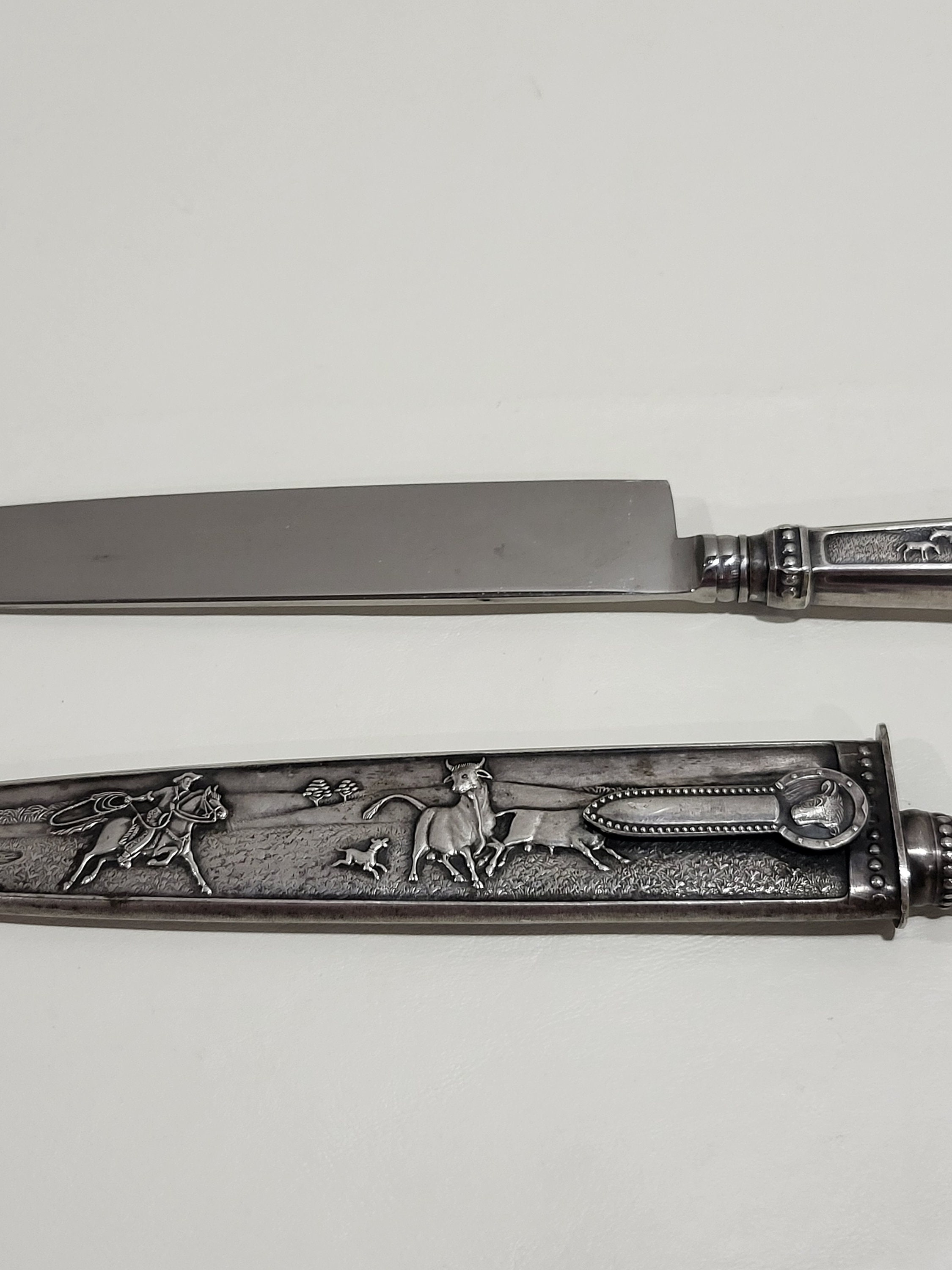 芸能人愛用 Vintage Elmo Knife Boot Cowboy Andsheath, Knife Gaucho Inox その他