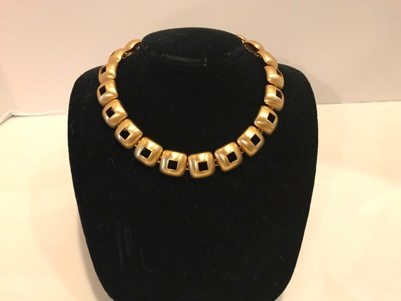 1990’s Anne Klein Gold Choker/Necklace - image 4