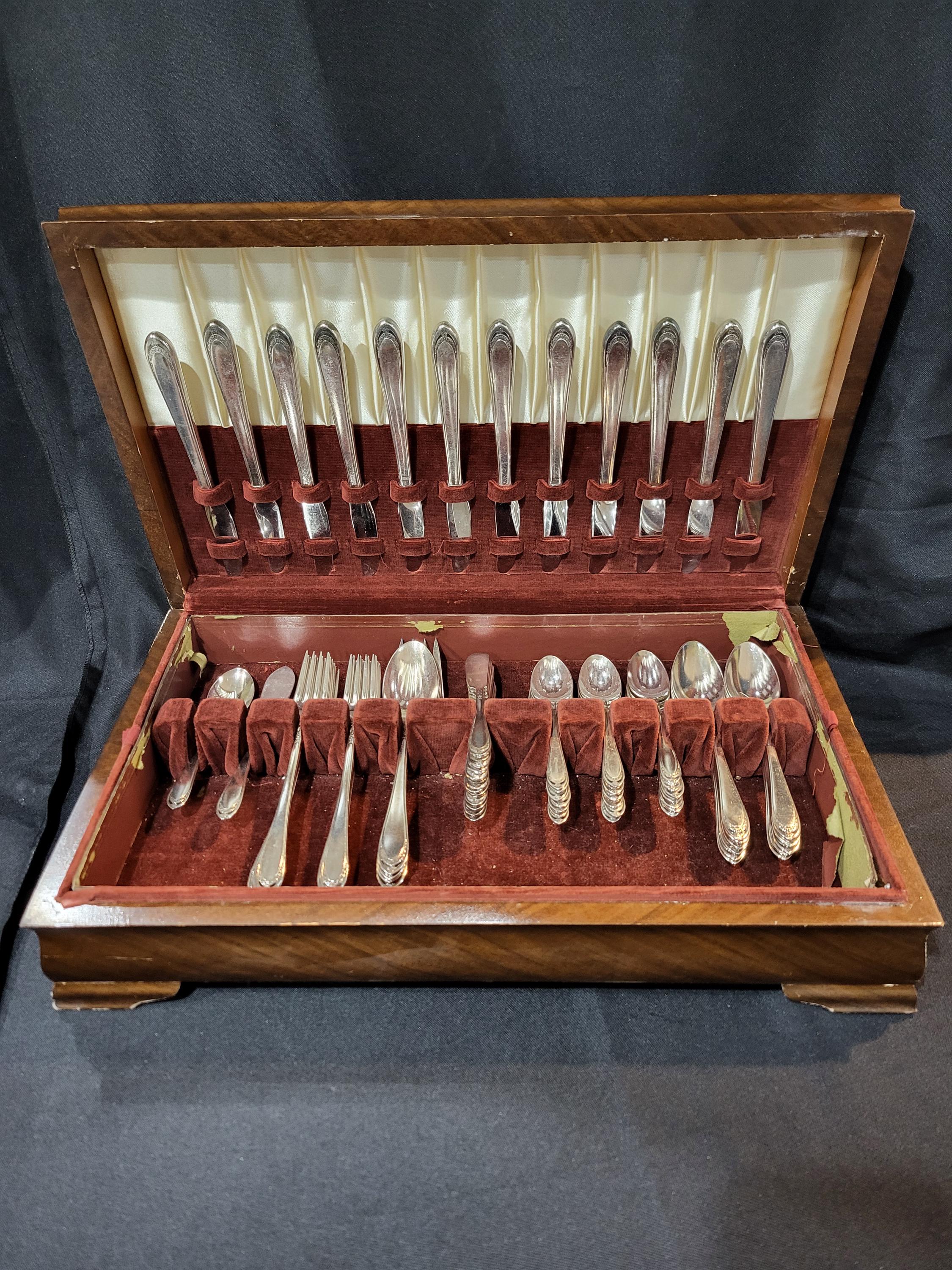 1847 Rogers Bros Silverware Set - Etsy