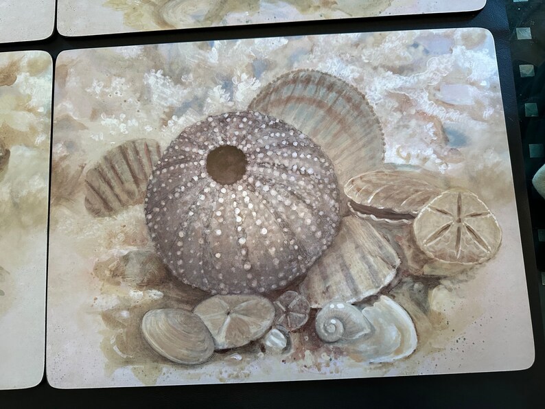 Pimpernel beach Prize Set of 4 Placemats NIB Etsy