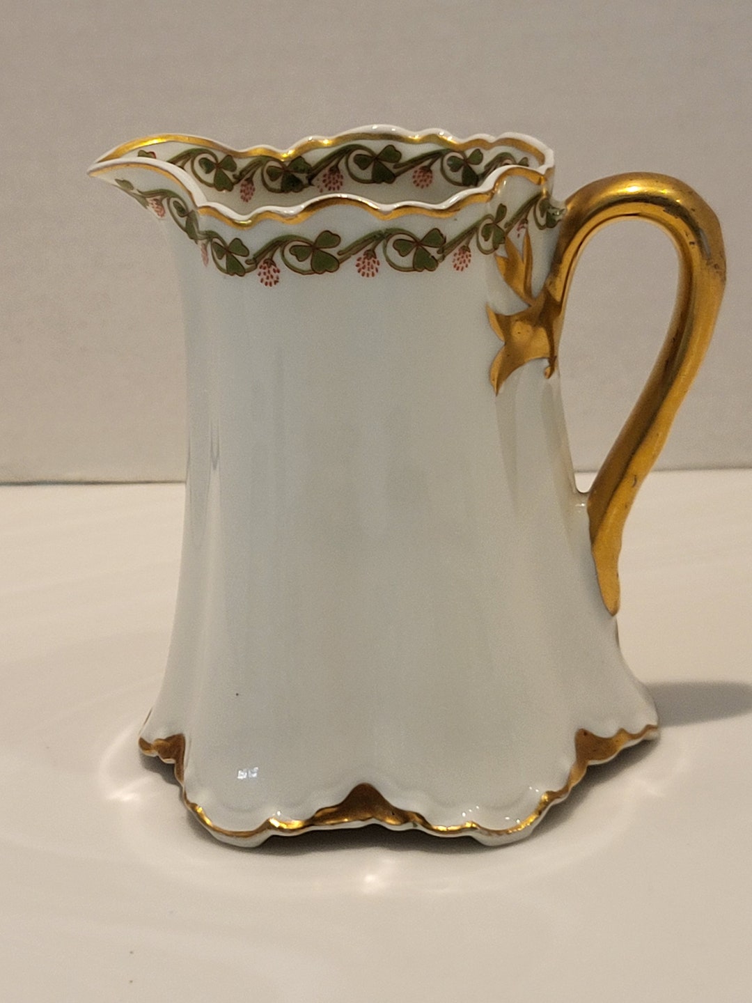 Haviland Limoges China Clover Leaf Creamer Etsy