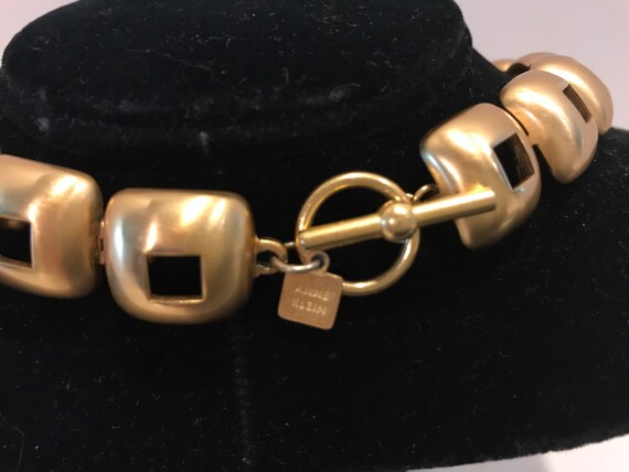 1990’s Anne Klein Gold Choker/Necklace - image 3