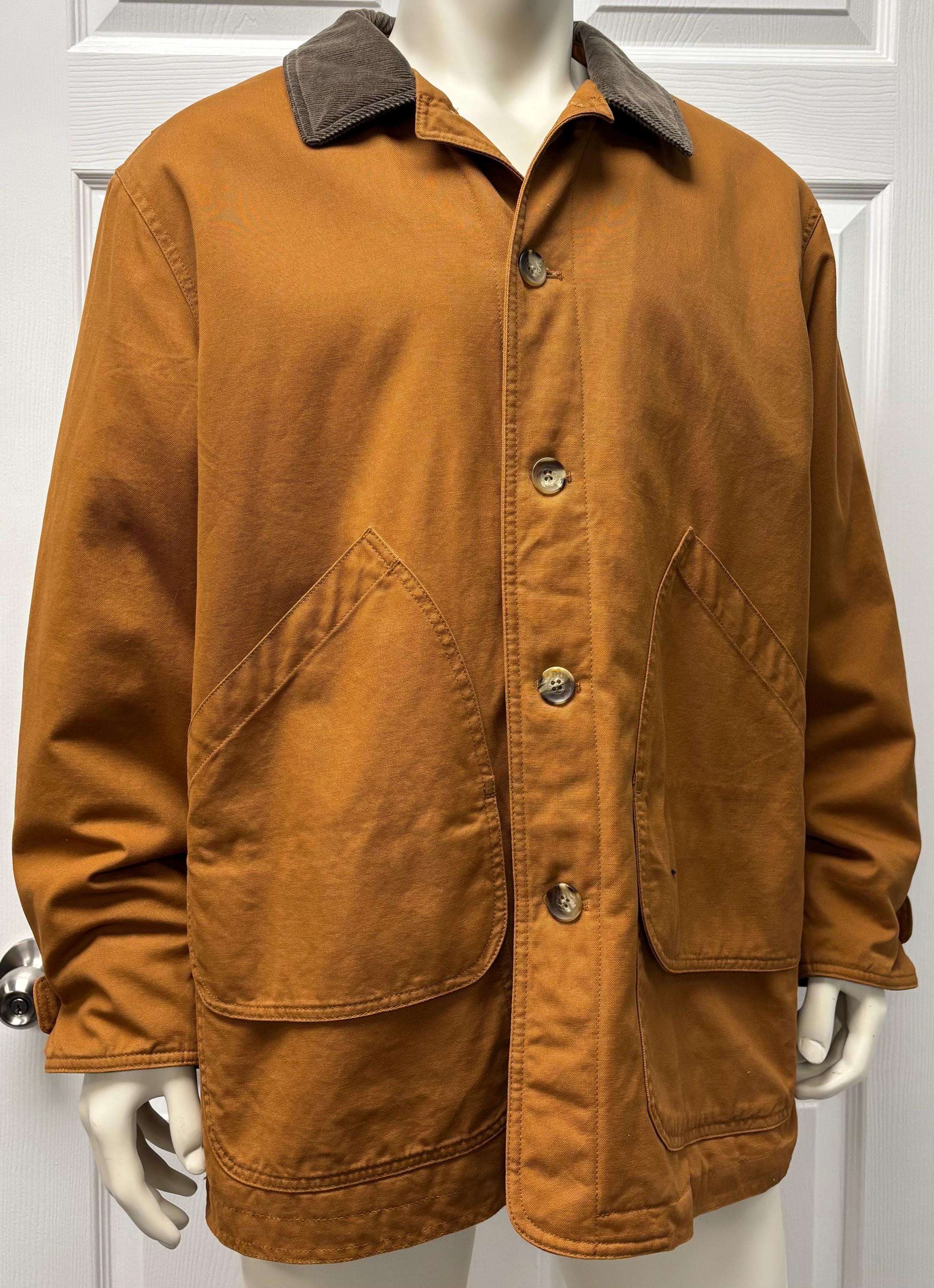 WELLDER　Barn Coat NWOT Lands' End Men's Brown Barn Coat L 42-44 Regular Corduroy