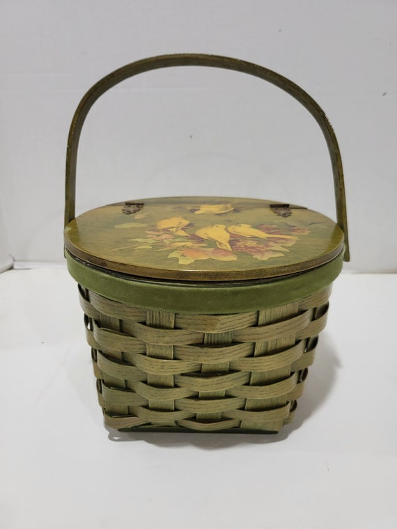 Vintage Round Basket Purse