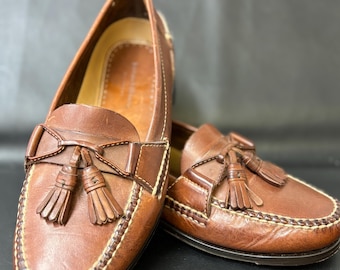 美品 JOHNSTON & MURPHY OPTIMAタッセルローファー 9.5 美品 JOHNSTON & MURPHY OPTIMAタッセルローファー 9.5