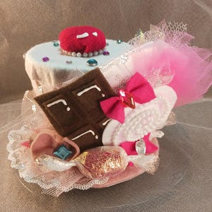 Candyland-minihoge hoed