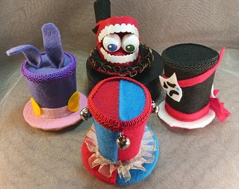 Mini sombrero de copa de 3,5" hecho por un fan de Digital Circus