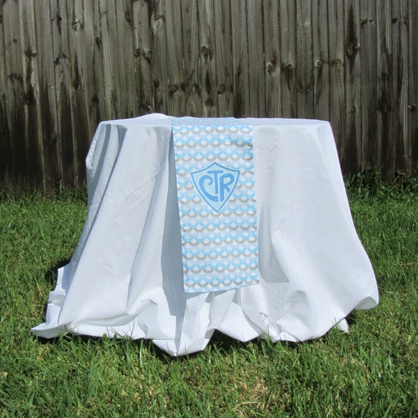 Blue CTR Table Runner