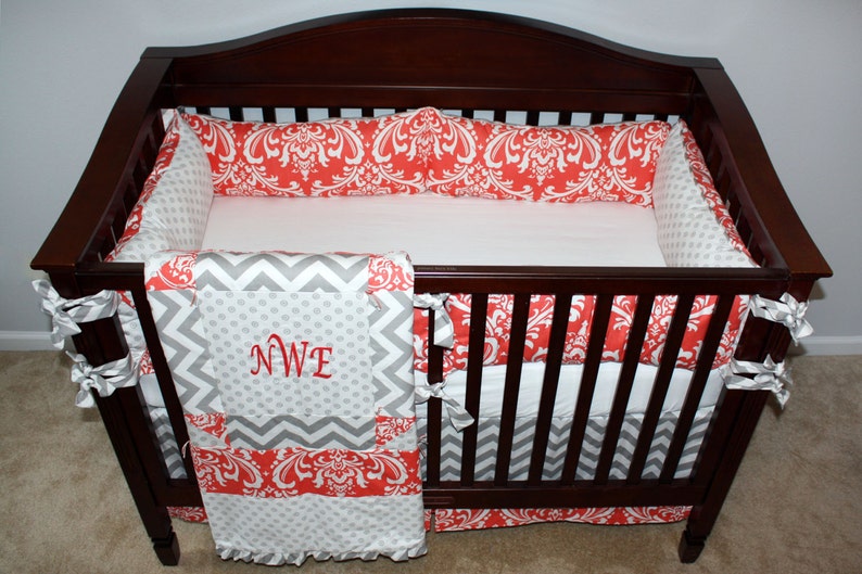 Custom Nursery Bedding Twins With Free Name Pillows Etsy