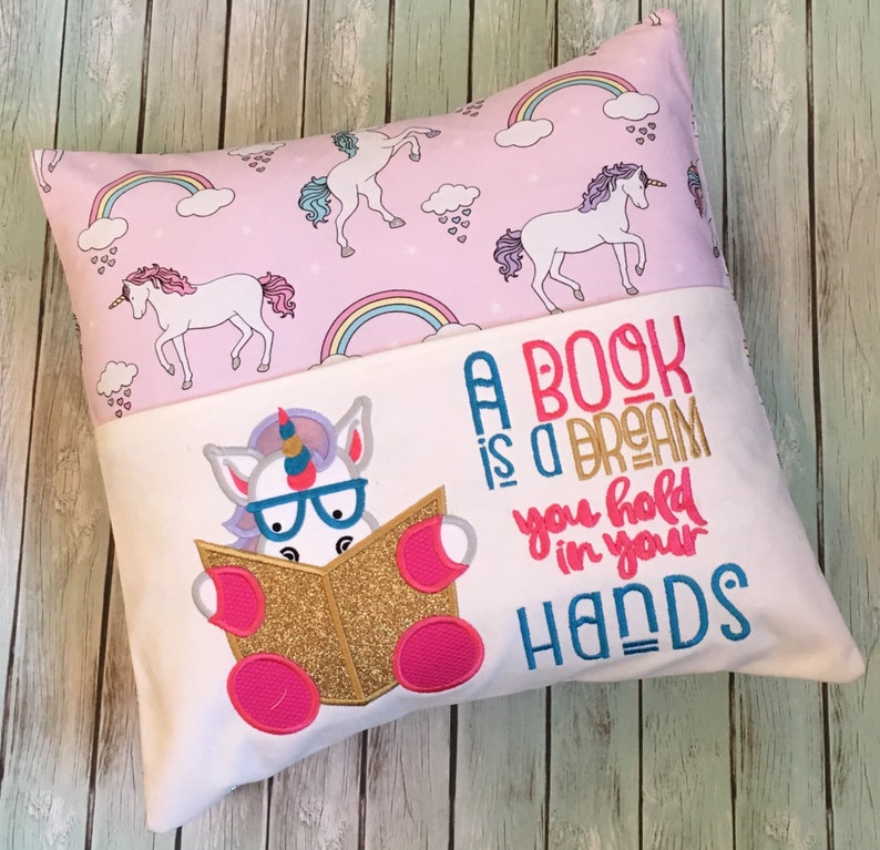 Unicorn Pillowreading Pillowbook Pillowchild's Etsy