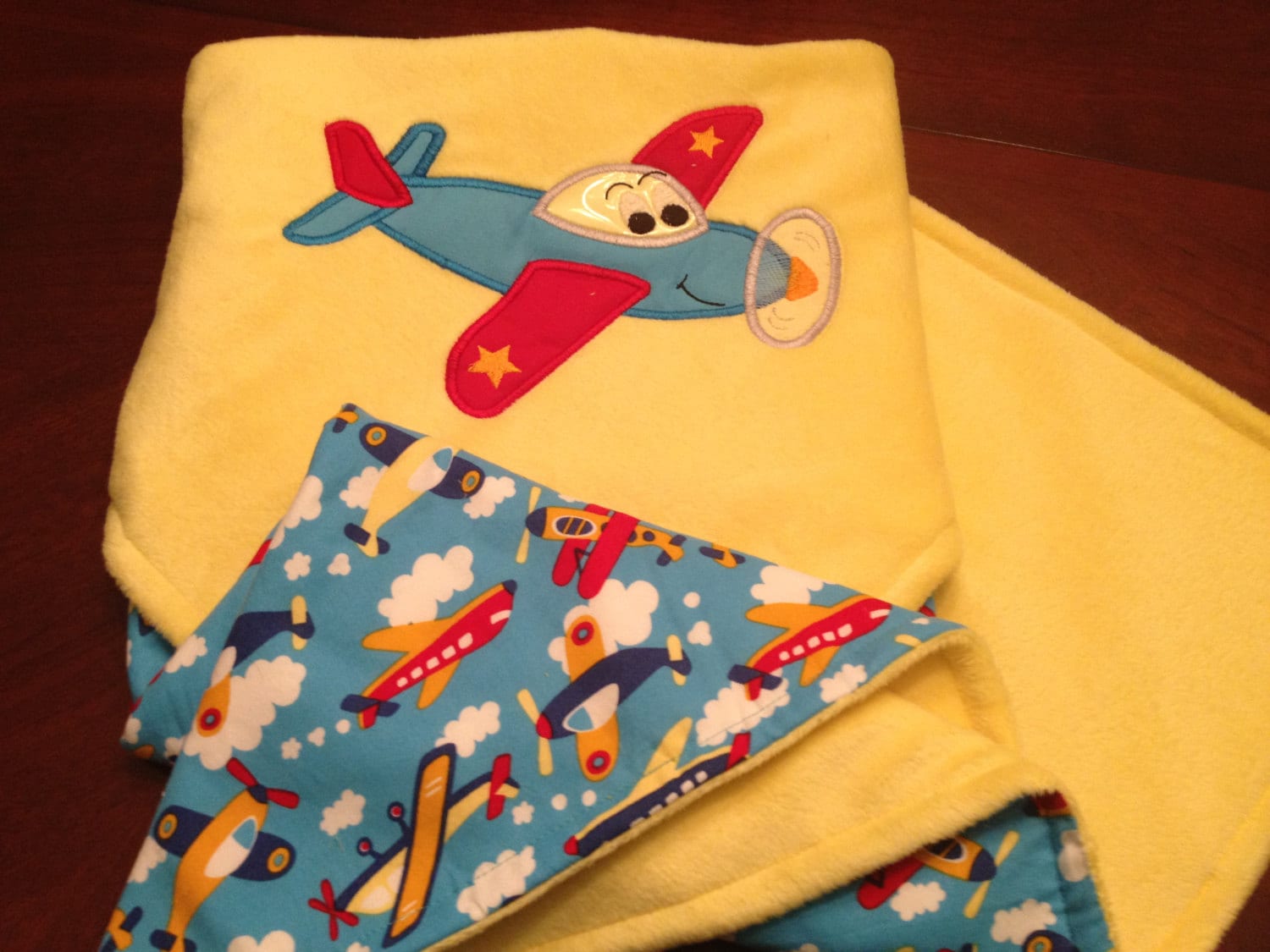 Minky Blanketnursery Beddingairplane Blanketcrib Etsy