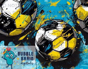 Soccer Ball Seamless Pattern File