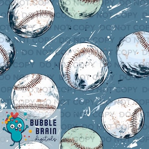 Baseball Seamless Pattern File