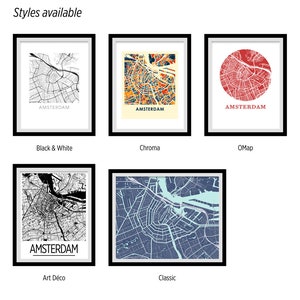 Custom Map Print Custom City Map Choose Your City Map Print image 2