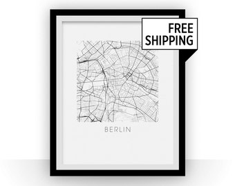 Berlin Map Print