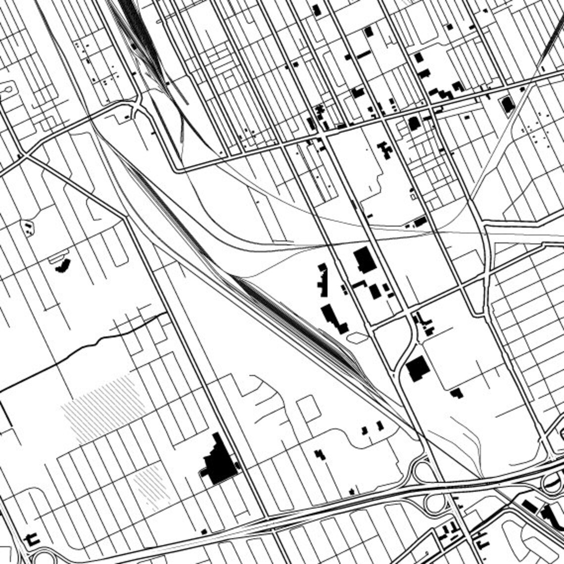 Windsor Ontario Map Poster Ontario Map Print Art Deco Etsy