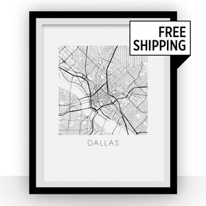 Dallas Map Print