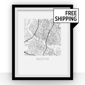 Austin Map Print