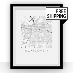 Montgomery kaart afdrukken