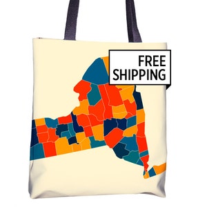New York carte cabas - sac NY carte 15 x 15