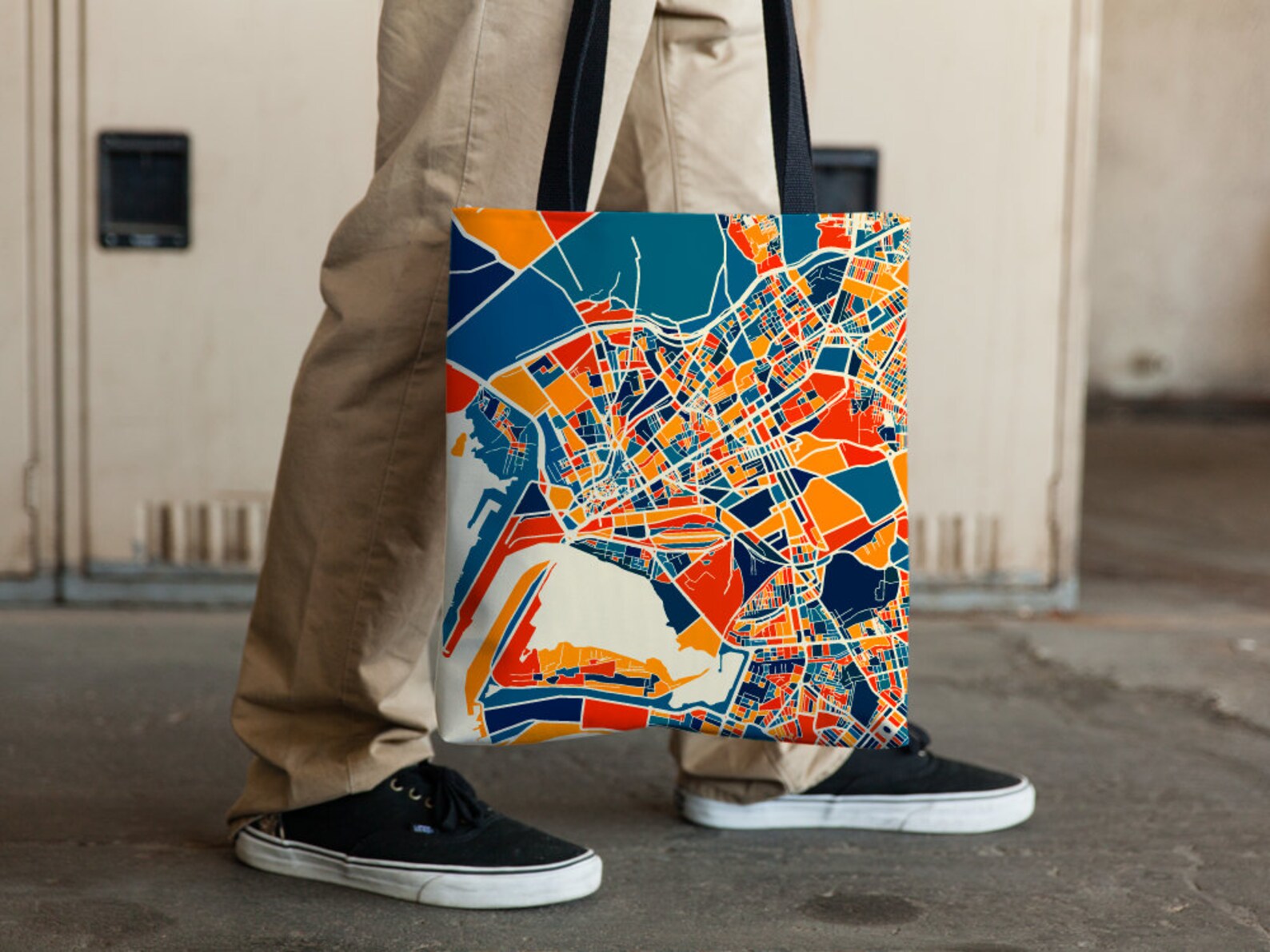 Karachi Map Tote Bag Pakistan Map Tote Bag 15x15 Etsy