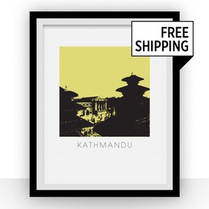 Kathmandu Art Poster