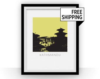 Kathmandu Art Poster