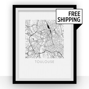 Imprimir mapa de Toulouse