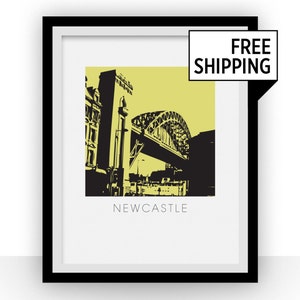 Pôster de arte de Newcastle