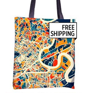 Ho Chi Minh mapa bolsa - Vietnam mapa bolsa 15 x 15