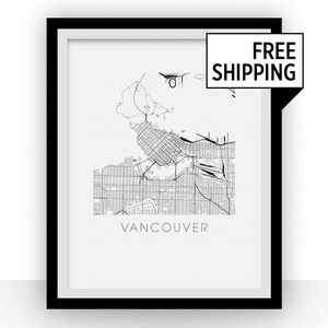 Imprimir mapa de Vancouver