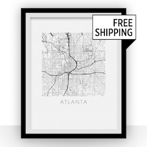 Atlanta Map Print