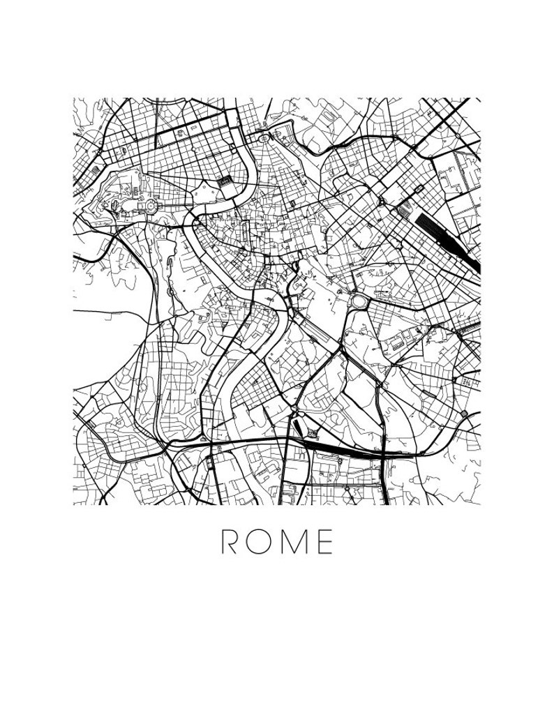 Rome Map Print image 2