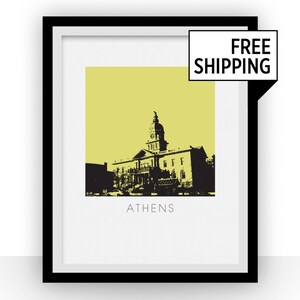 Athens Georgia Art Poster