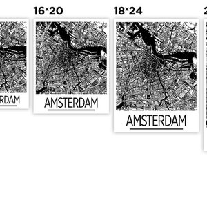 Custom Map Print Custom City Map Choose Your City Map Print image 3