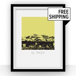 El Paso Art Poster