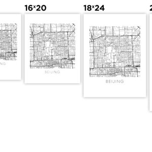 Beijing Map Print image 3