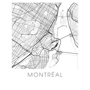 Montreal Map Print image 2