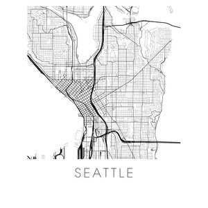 Seattle Map Print image 2