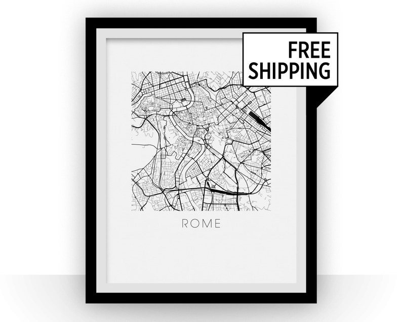 Rome Map Print image 1