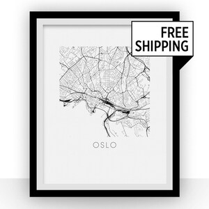 Oslo Map Print